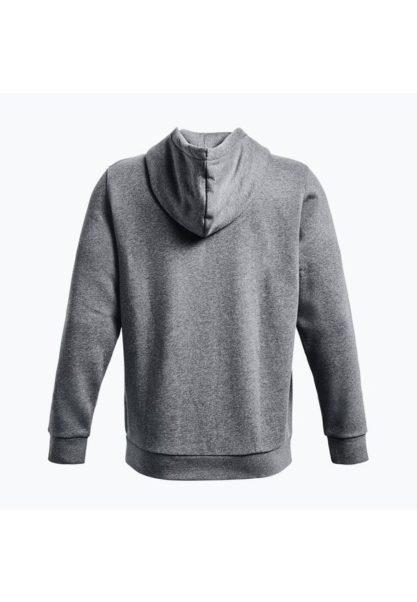 Bluza fitness męska Under Armour Essential Fleece Full Zip Hood. Typ kołnierza: kaptur. Kolor: szary. Sport: fitness