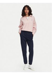 Lacoste Spodnie dresowe XF5268 Granatowy Regular Fit. Kolor: niebieski. Materiał: bawełna #5
