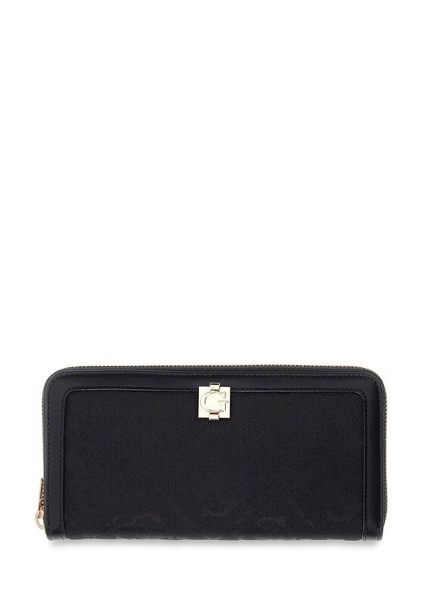 Guess Portfel 182687 Czarny. Kolor: czarny