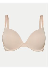 TOMMY HILFIGER - Tommy Hilfiger Biustonosz push-up UW0UW05211 Beżowy. Kolor: beżowy. Materiał: syntetyk. Rodzaj stanika: push-up #4