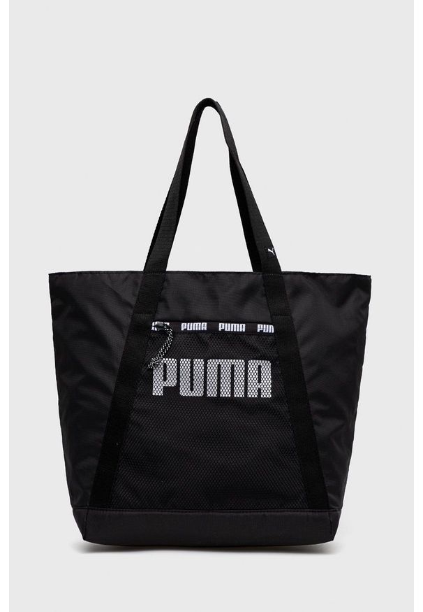 Puma torebka 78729 kolor czarny. Kolor: czarny. Rodzaj torebki: na ramię