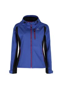 ZUMBA WEAR - Kurtka Softshell Damska Athl. DPT Maya Pervinca XL Wodoodporna. Kolor: fioletowy. Materiał: softshell. Sport: turystyka piesza #1