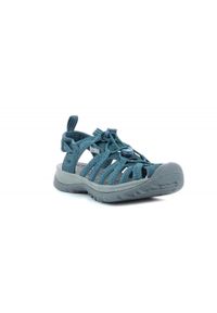 keen - Buty do chodzenia damskie Keen Whisper. Kolor: niebieski. Materiał: materiał, syntetyk. Sport: turystyka piesza