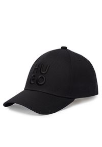Hugo - Czapka z daszkiem HUGO. Kolor: czarny