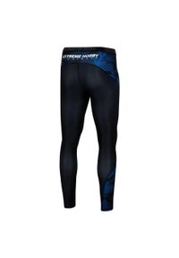 Legginsy sportowe męskie EXTREME HOBBY HAVOC. Kolor: niebieski. Materiał: poliester, elastan