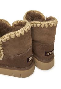 Mou Śniegowce MU.FW531002A Szary. Kolor: szary. Materiał: zamsz, skóra #5
