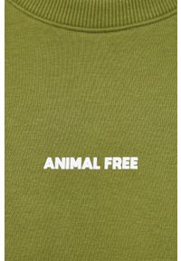 Save The Duck Bluza kolor beżowy z nadrukiem. Okazja: na co dzień. Kolor: zielony. Materiał: dzianina. Wzór: nadruk. Styl: casual #3