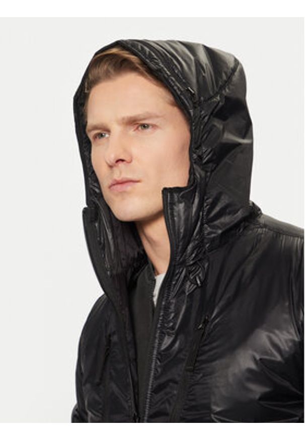 Stone Island Kurtka przejściowa 8115Q0425 Czarny Regular Fit. Kolor: czarny. Materiał: syntetyk