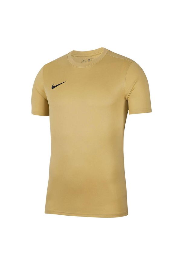 Nike - Koszulka Dziecięca Park VII DriFIT. Kolor: żółty. Sport: joga i pilates