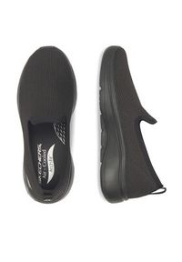 skechers - Skechers Półbuty 124855BBK Czarny. Kolor: czarny. Materiał: materiał #6