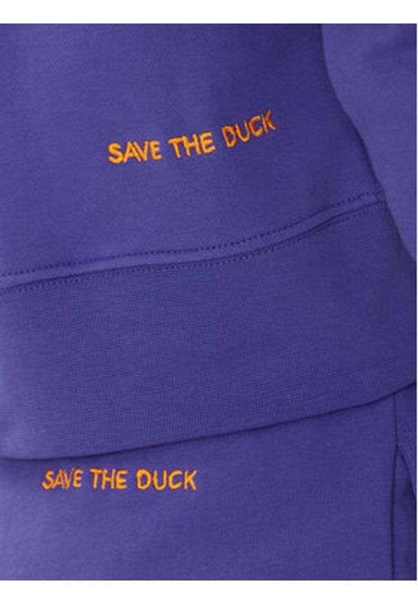Save The Duck Bluza DF1180W CLEE20 Fioletowy Relaxed Fit. Kolor: fioletowy. Materiał: bawełna