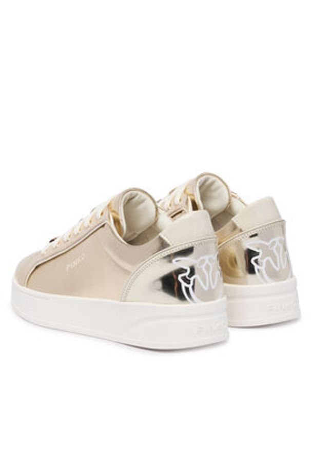 Pinko - PINKO Sneakersy Iris 01 SS0131 P028 Biały. Kolor: biały. Materiał: skóra
