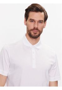 Pierre Cardin Polo 20584/000/2034 Biały Modern Fit. Typ kołnierza: polo. Kolor: biały. Materiał: bawełna