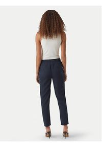 Vero Moda Spodnie materiałowe Jesmilo 10279691 Granatowy Regular Fit. Kolor: niebieski. Materiał: len, wiskoza #4