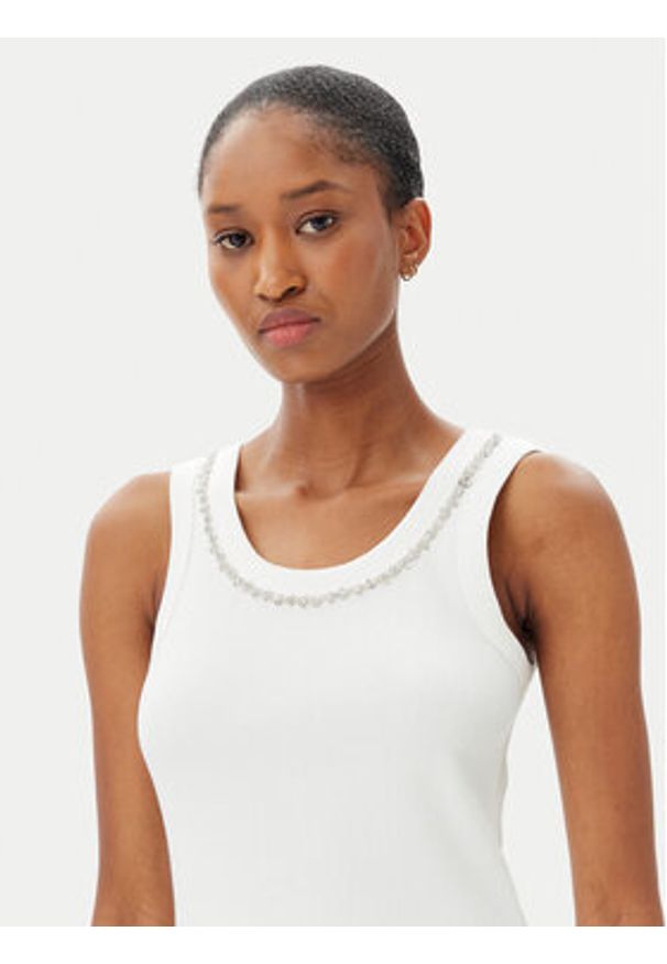 Marella Top Dede 2515941032 Écru Regular Fit. Materiał: bawełna