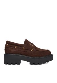 Loafersy Badura. Kolor: brązowy