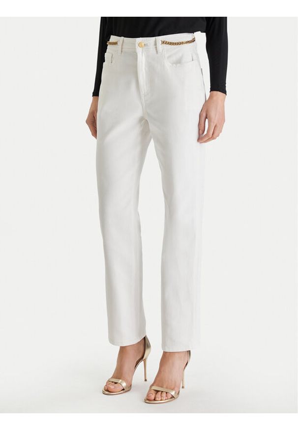 Marciano Guess Jeansy 6RGA01 7455A Biały Regular Fit. Kolor: biały