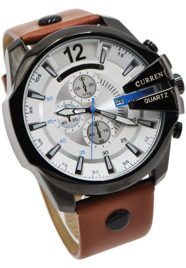 ITIMPORT - ZEGAREK MĘSKI Curren ELEGANCKI Datownik WR50 W2. Styl: elegancki