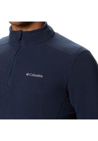 columbia - Bluza polarowa męska Columbia Klamath Range II Half Zip. Kolor: niebieski. Materiał: polar. Sport: turystyka piesza