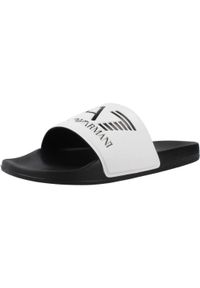 Sandały EA7 SCARPE BEACHWEAR Biały. Kolor: biały. Materiał: tkanina, syntetyk #1