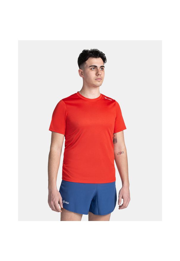 Męska koszulka techniczna Kilpi DIMARO-M. Kolor: czerwony