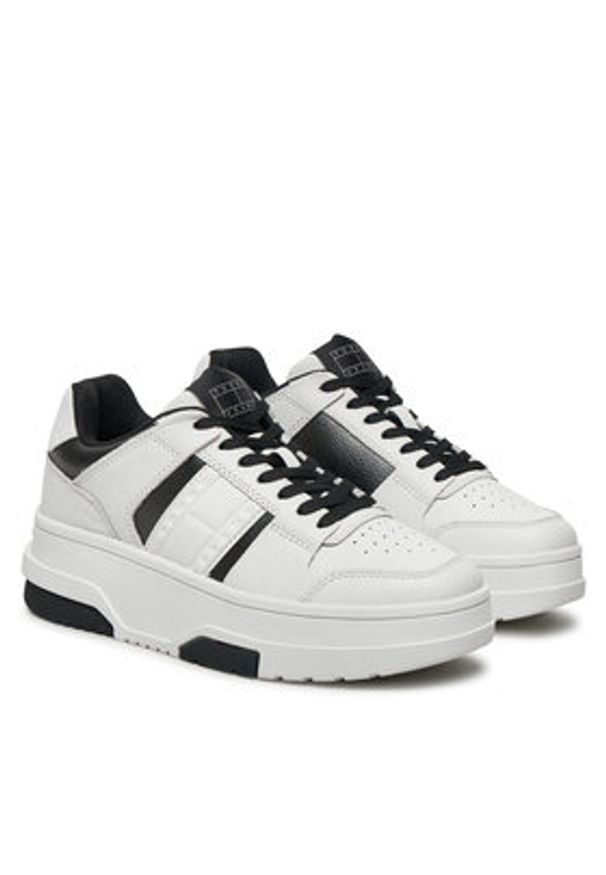 Tommy Jeans Sneakersy EN0EN02702 Biały. Kolor: biały. Materiał: skóra