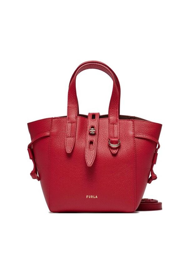 Furla Torebka Net Mini Tote BASRFUAHSF0002673S1007 Czerwony. Kolor: czerwony