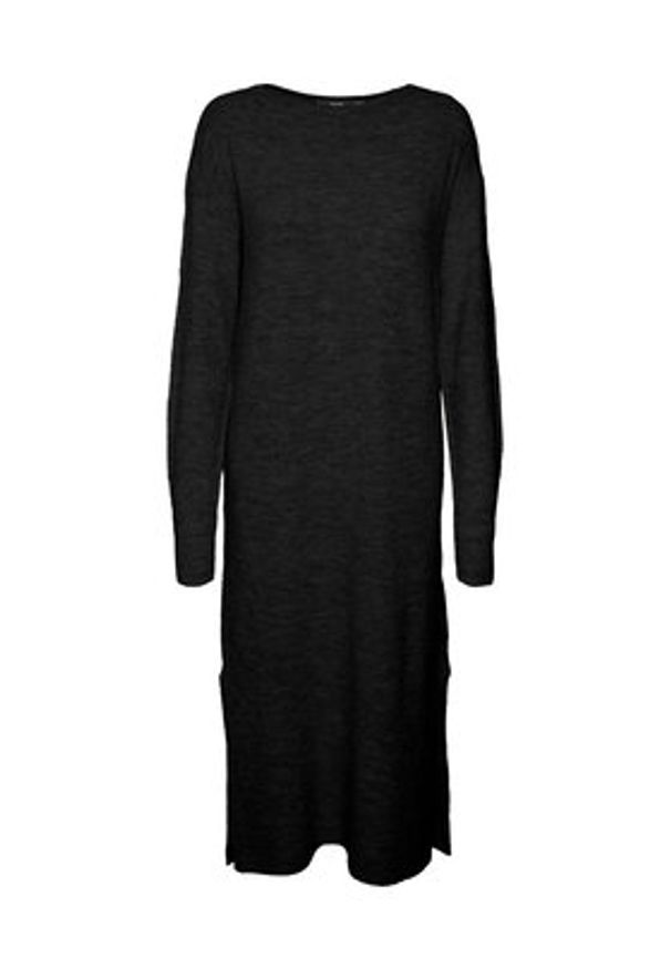 Vero Moda Sukienka dzianinowa 10291689 Czarny Relaxed Fit. Kolor: czarny. Materiał: syntetyk