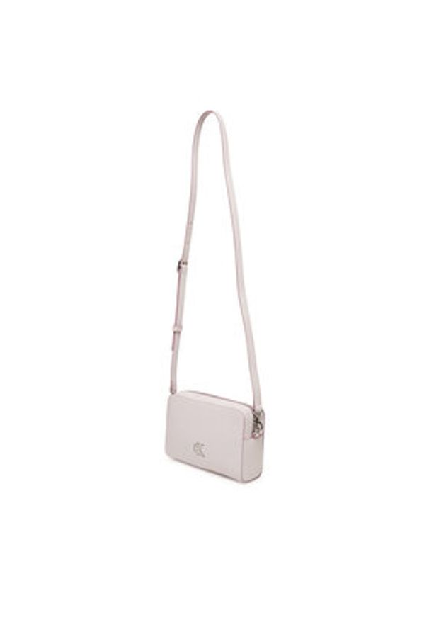 Calvin Klein Jeans Torebka Minimal Monogram Ew Camera Bag LV04K3162G Écru. Materiał: skórzane