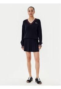 Guess Spódnica plisowana V5BD02 Z1152 Granatowy Regular Fit. Kolor: niebieski. Materiał: akryl #3