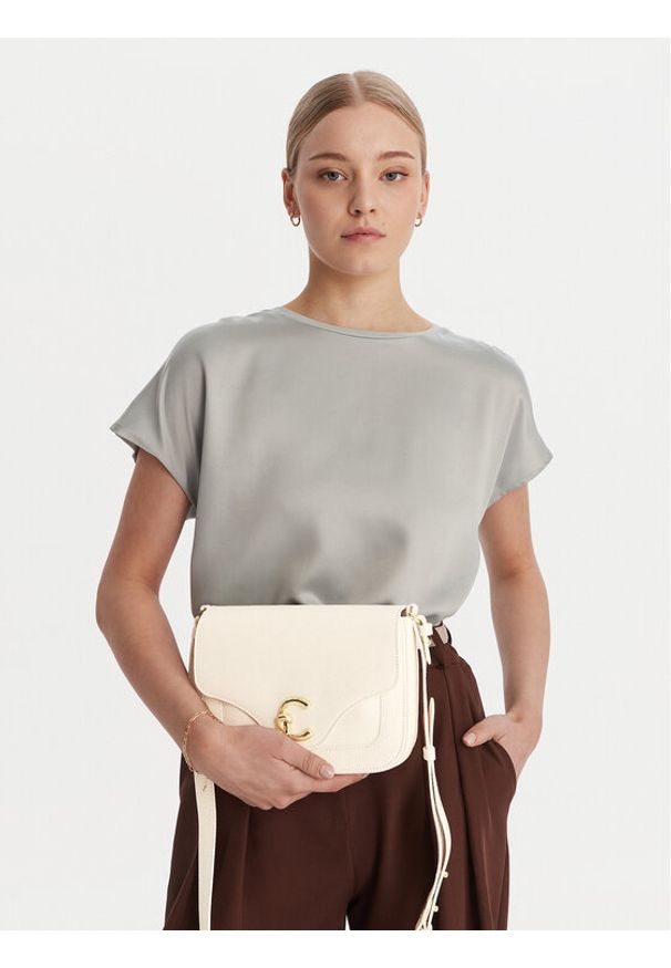 Coccinelle Torebka SSL Coccinelle C-Me E1 SSL 15 01 01 Écru. Materiał: skórzane