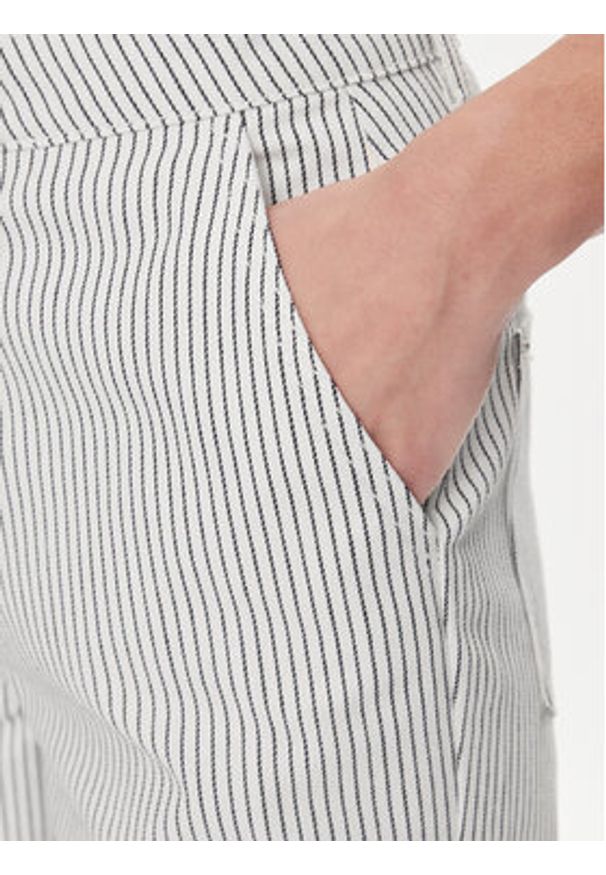 only - ONLY Spodnie materiałowe Merle 15312896 Biały Wide Leg. Kolor: biały. Materiał: syntetyk