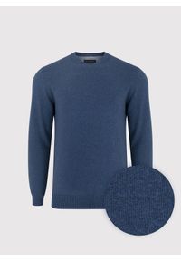 Pako Lorente - PAKO LORENTE – Niebieski męski sweter w serek. Typ kołnierza: dekolt w serek. Kolor: czerwony, niebieski, zielony. Materiał: bawełna. Sezon: wiosna #4