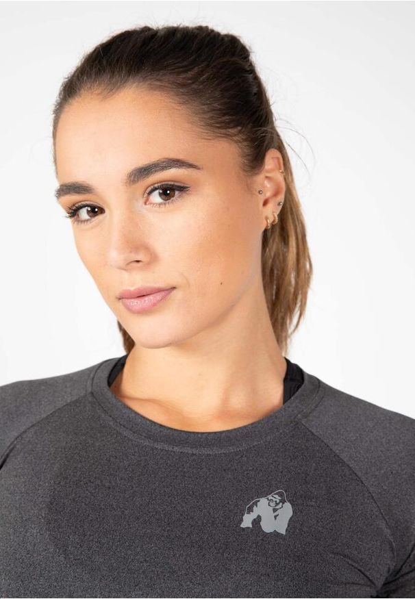 GORILLA WEAR - Koszulka fitness damska Gorilla Wear Aspen T-shirt. Kolor: szary. Sport: fitness