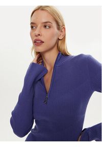 Patrizia Pepe Sukienka dzianinowa 2A2848/K214 -CA29 Niebieski Regular Fit. Kolor: niebieski. Materiał: wełna #2