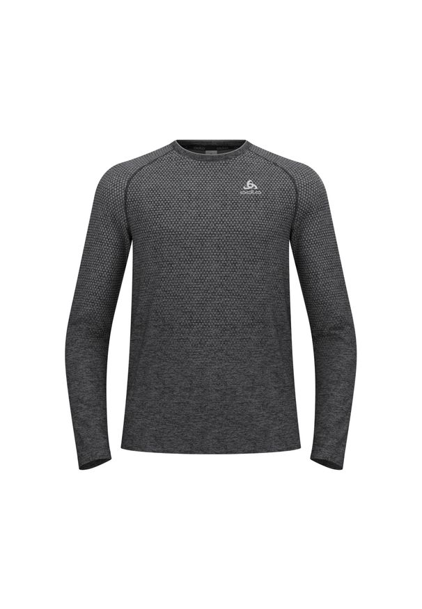 Koszulka z długim rękawem do biegania męska Odlo ESSENTIAL SEAMLESS. Kolor: szary. Długość rękawa: długi rękaw. Długość: długie. Sport: bieganie