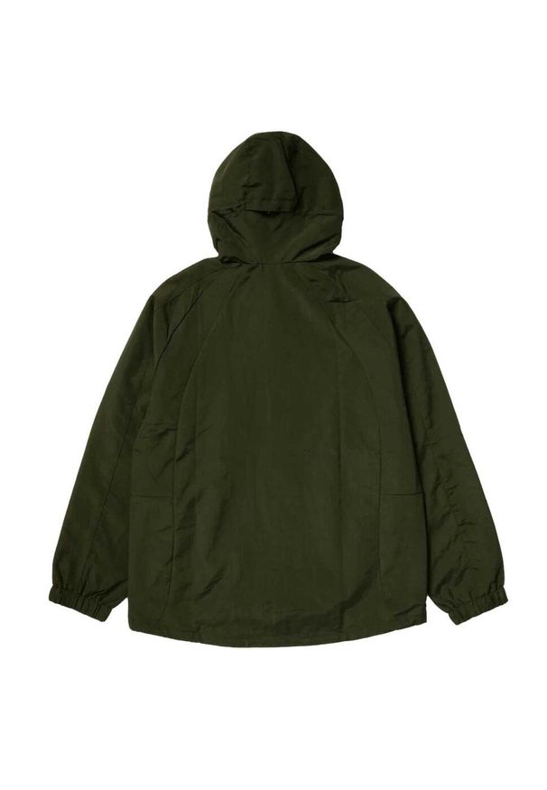 Kurtka turystyczna męska HUF Set Shell. Typ kołnierza: kaptur. Kolor: zielony. Materiał: nylon. Sport: turystyka piesza