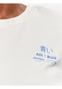 Mustang T-Shirt Audrey 1013397 Écru Regular Fit. Materiał: bawełna #5