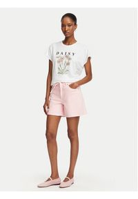 only - ONLY T-Shirt Jany 15372108 Biały Regular Fit. Kolor: biały. Materiał: syntetyk #7