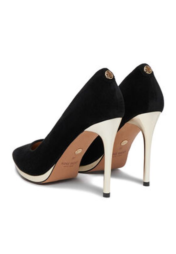 Nine West Szpilki EO-CD25-218-1 Czarny. Kolor: czarny. Materiał: materiał. Obcas: na szpilce