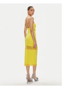Patrizia Pepe Sukienka letnia 2A2729/A268-Y447 Żółty Slim Fit. Kolor: żółty. Materiał: syntetyk. Sezon: lato #5