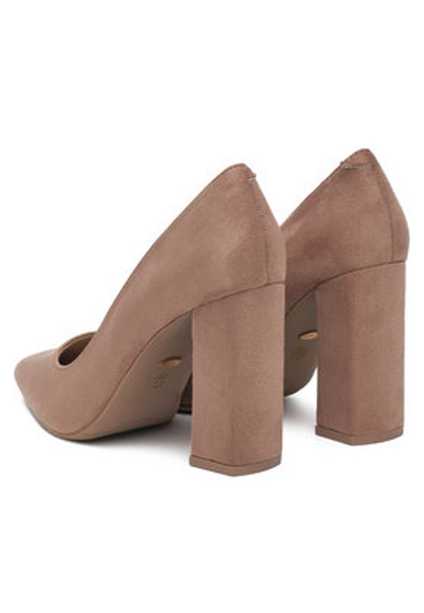 DeeZee Czółenka XLO Brązowy. Kolor: brązowy. Materiał: materiał