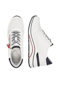 Remonte Sneakersy D0T04-81 Biały. Kolor: biały. Materiał: syntetyk, skóra #8