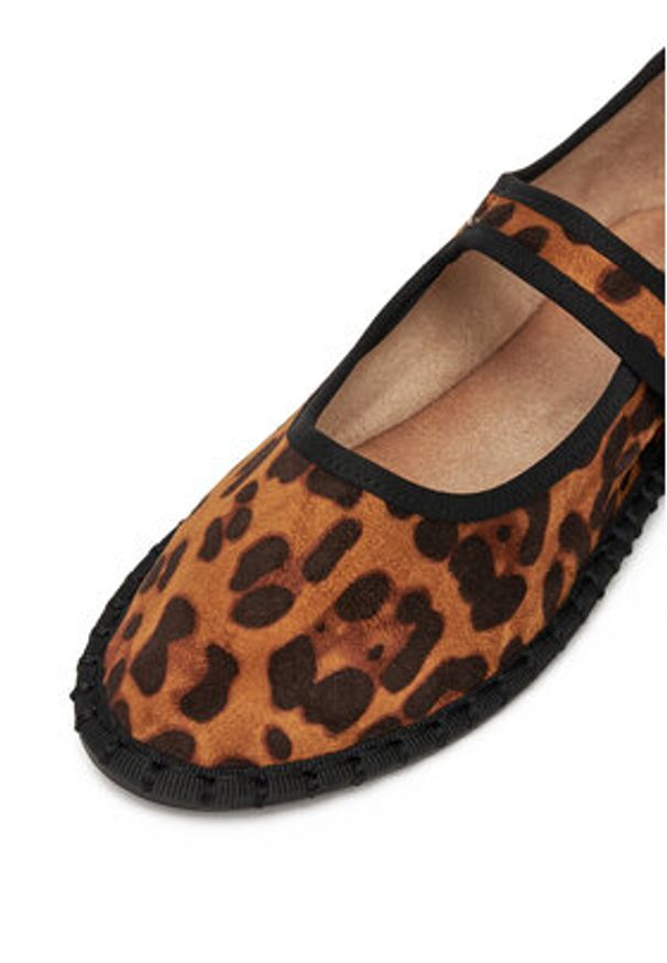 Jenny - JENNY Baleriny HY60163-11 Brązowy. Kolor: brązowy. Materiał: materiał