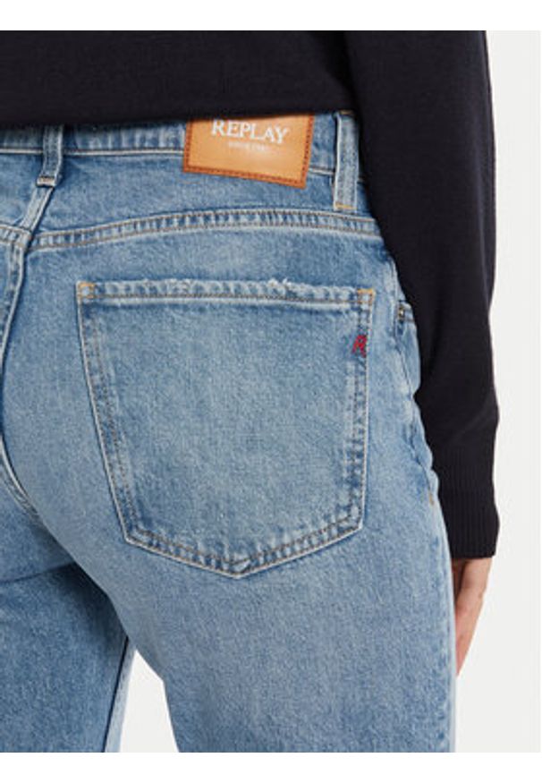 Replay Jeansy WB461 .000.809 715 Niebieski Straight Fit. Kolor: niebieski