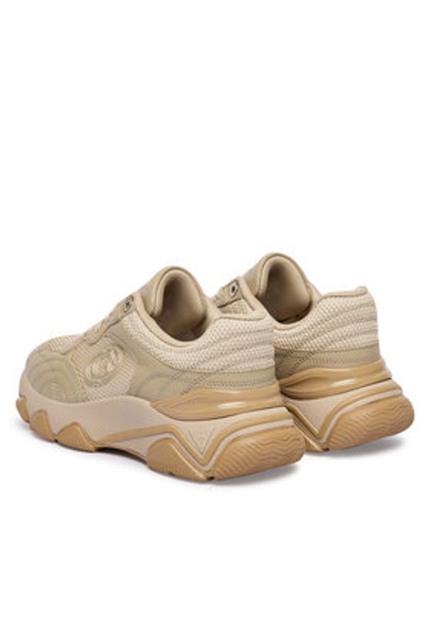 Guess Sneakersy FLFMRZ ELE12 Brązowy. Kolor: brązowy. Materiał: materiał