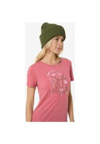 Koszulka SUPER.NATURAL W ROCK FLOWERS TEE. Kolor: różowy