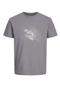 Volcano - T-shirt z motocyklem T-MILE. Materiał: bawełna, jeans, materiał. Długość rękawa: krótki rękaw. Długość: krótkie. Wzór: nadruk. Styl: klasyczny #1