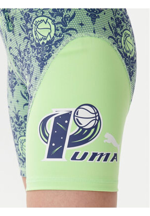 Puma Kolarki Lace Em Up 630452 Zielony Slim Fit. Kolor: zielony. Materiał: syntetyk