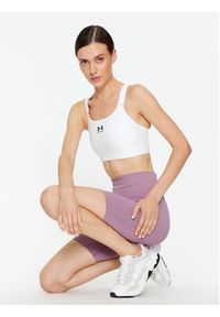 Under Armour Biustonosz sportowy Ua Hg Armour High 1379195 Biały Compression Fit. Kolor: biały. Materiał: syntetyk #3